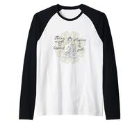 Non c'è Percorso per LA Felicità Buddha Buda Meditando Mandala Maglia con Maniche Raglan