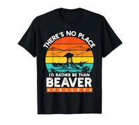 Non c'è posto che preferirei essere di Beaver Valley Retro Maglietta