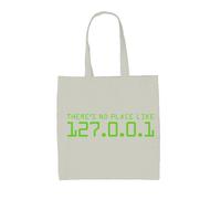 Non C'è Posto Come 127.0.0.1 - Borsa In Tela - Geek Casa Computer