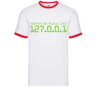 Non C'è Posto Come 127.0.0.1 - Ringer Da Uomo - Geek Casa Computer