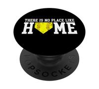 Non c'è posto come casa ragazze softball PopSockets PopGrip Adesivo