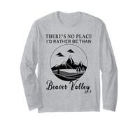 Non c'è Posto in Cui preferirei Essere della Beaver Valley Maglia a Manica