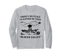 Non c'è Posto in Cui preferirei Essere della Beaver Valley Maglia a Manica