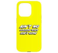 Non c'è sole quando se n"è andata | Conosco Song Custodia per iPhone 15 Pro