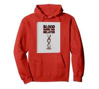 Non c'è Una Famiglia Come Quella Che Ho - La LEALTÀ Fa la Famiglia Felpa con Cappuccio, Unisex per Adulti, Rosso, XL