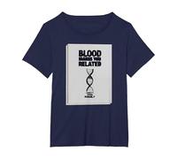 Non c'è Una Famiglia Come Quella Che Ho - La LEALTÀ Fa la Famiglia Maglietta, Donna Plus-Size, Navy, 1X