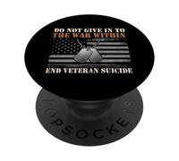 Non cedere alla guerra interiore - Consapevolezza del suicidio PopSockets PopGrip Adesivo