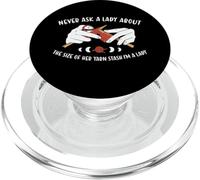 Non chiedere mai a una signora delle dimensioni del suo filato Stash Knitting PopSockets PopGrip per MagSafe