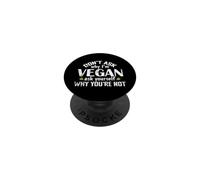 Non chiedere perché sono vegano PopSockets PopGrip Adesivo