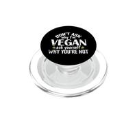 Non chiedere perché sono vegano PopSockets PopGrip per MagSafe