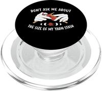 Non chiedermi le dimensioni del mio filato Stash Knitting PopSockets PopGrip per MagSafe