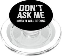 Non chiedermi quando ha finito Tecnico di riparazione automobilistica PopSockets PopGrip per MagSafe