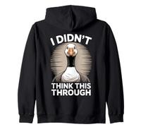 Non Ci Avevo Pensato Attraverso Funny Goose Meme Felpa con Cappuccio
