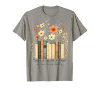 Non ci sono cose come troppi libri Wildflower Bookish Maglietta
