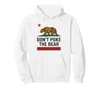 Non Colpire l'orso California Pride Felpa con Cappuccio