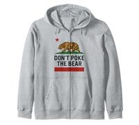 Non Colpire l'orso California Pride Felpa con Cappuccio