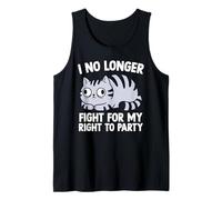 Non combatto più per Il Mio Diritto di Festeggiare Gli Amanti dei Gatti Canotta