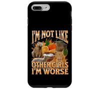 Non come le altre ragazze Funny Capybara Meme Bootleg Y2K Graphic Custodia per iPhone 7 Plus/8 Plus