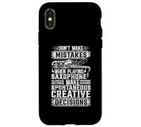 Non commettere errori quando si suona il sassofono - Sax Player Custodia per iPhone X/XS