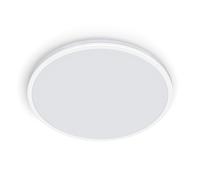 Non-Connected This sleek slim white ceiling light is designed to complimen NUOVO