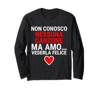 Non Conosco Nessuna Canzone Ma Amo Vederla Felice Concerto Maglia a Manica