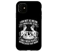 Non così cattivo come vorrei essere introverso ufficio ironico Custodia per iPhone 11