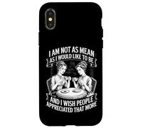 Non così cattivo come vorrei essere introverso ufficio ironico Custodia per iPhone X/XS