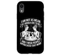 Non così cattivo come vorrei essere introverso ufficio ironico Custodia per iPhone XR