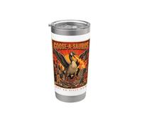 Non così stupido ora Goose-a-Saurus City Monster Rampage Retro Bicchiere termico in acciaio inox doppia parete
