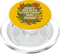 Non credere a tutto ciò che pensi mantra positivo consapevole PopSockets PopGrip per MagSafe
