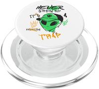 Non crescere mai è una trappola (divertente grafica aliena) PopSockets PopGrip per MagSafe