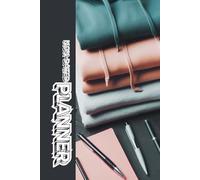 Non-Dated Planner: 6 x 9 Weekly two page format for appointments, task, and goals. Enjoy the freedom to chart your days. Color Espresso.