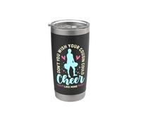 Non desideri che tuo cugino possa amare il tifo cheerleading Bicchiere termico in acciaio inox doppia parete
