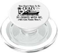 Non devi essere pazzo per viaggiare con noi, te lo PopSockets PopGrip per MagSafe