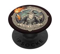 Non devi essere un mago per lanciare Fireball Molotov PopSockets PopGrip Adesivo