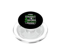 Non devi lottare in silenzio Salute Mentale Awarenes PopSockets PopGrip per MagSafe