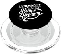 Non diagnosticato ma il mio cervello non sta cervello PopSockets PopGrip per MagSafe