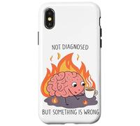 Non diagnosticato ma qualcosa è sbagliato Salute mentale Umorismo Arte Custodia per iPhone X/XS