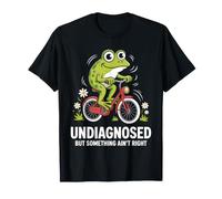 Non diagnosticato ma Qualcosa Non è Giusto Rana Equitazione Bicicletta Maglietta