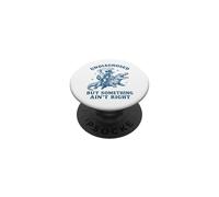 Non diagnosticato ma qualcosa non va bene Procione divertente PopSockets PopGrip Adesivo