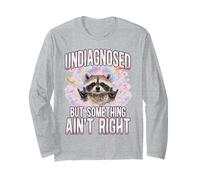 Non diagnosticato ma Qualcosa Non va Bene Raccoon Meme Maglia a Manica