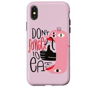 Non dimenticare di mangiare - Weird Positivity Art Custodia per iPhone X/XS