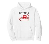 Non Dimenticare di Mettere Mi Piace e iscriverti a Video Content Creator Felpa con Cappuccio