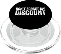 Non dimenticare il mio sconto Anziani anziani Sconto Senior PopSockets PopGrip per MagSafe