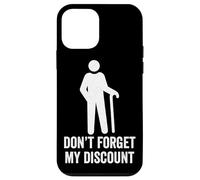 Non dimenticare il mio sconto - divertente vecchia gente scherzo bavaglio idea Custodia per iPhone 12 mini