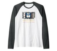 Non Dimenticare mai Il Floppy a Cassetta VHS retrò Anni '80 e '90 Maglia con Maniche Raglan