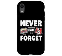 Non dimenticare mai la vecchia cassetta floppy VHS Custodia per iPhone XR