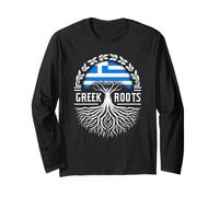 Non Dimenticare mai Le tue Radici greche - Greece Pride Heritage Design Maglia a Manica