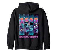 Non Dimenticare mai Meme 90s Tech Nostalgia Vintage Computer Felpa con Cappuccio