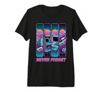 Non Dimenticare mai Meme 90s Tech Nostalgia Vintage Computer Maglietta Premium